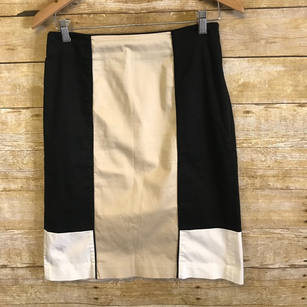White House Black Market Color Block Size 6